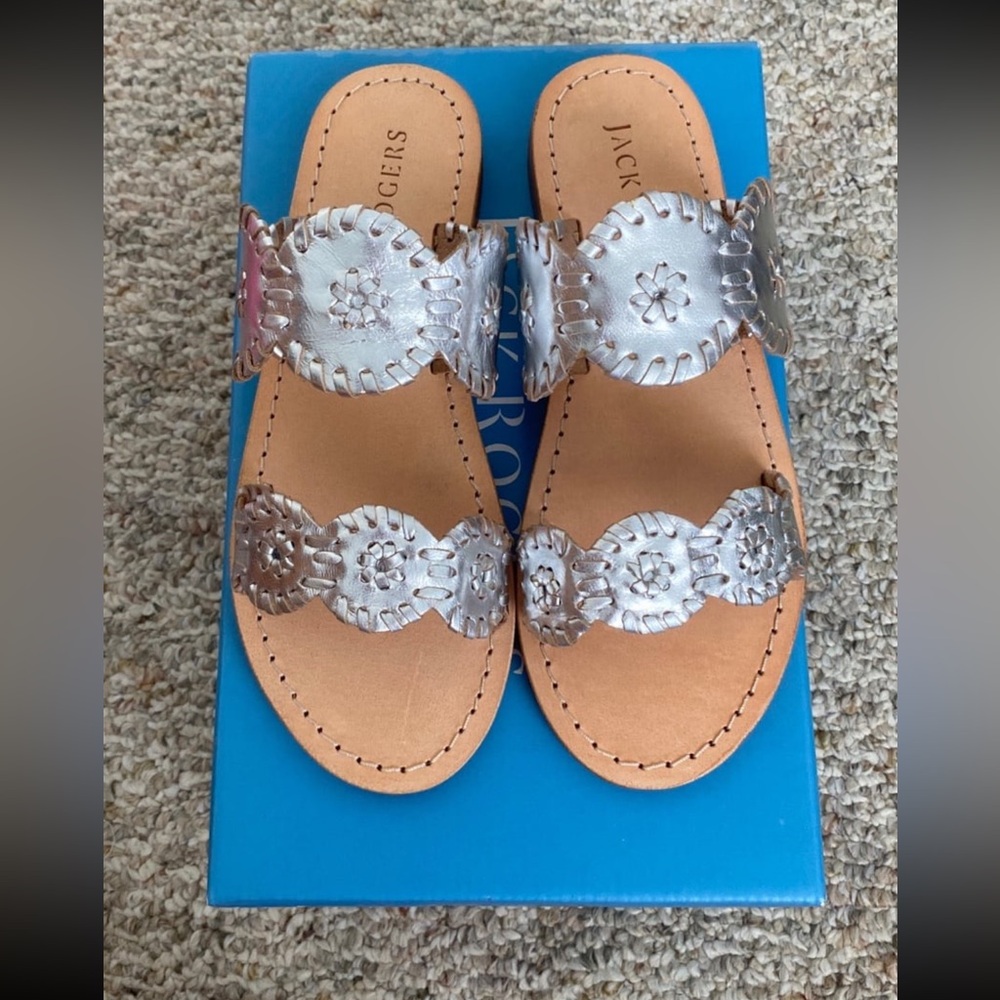 Jack Rogers Girls Lauren Flat Sandal - Picture 2 of 5